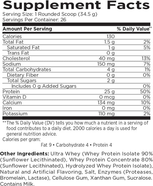 MRI Performance Ultra Whey Protein | Lean Muscle Growth & Recovery | Whey Isolate, Hydrolyzed & Concentrate Protein