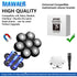 Universal Replacement Heads for Freedom Series Head Shaver, 7 Blades Magnetic Interface, Wet and Dry