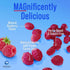 Magnesium Gummy - High Absorption Magnesium Citrate Supplement for Relaxation, 60 Raspberry Gummies