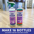 Set (1 32 Oz Don Aslett Clean & Brite Quart Concentrate and Ready-To-Use Spray Bottle) Floor Cleaner | Restore Natural