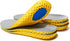XINIFOOT 3 Pairs Elastic Shock Absorbing Shoe Insoles, Breathable Honeycomb Sneaker Inserts for Men