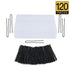 U Shaped Bun Wedding Bridal Hair Pins, Black, 120 Pcs