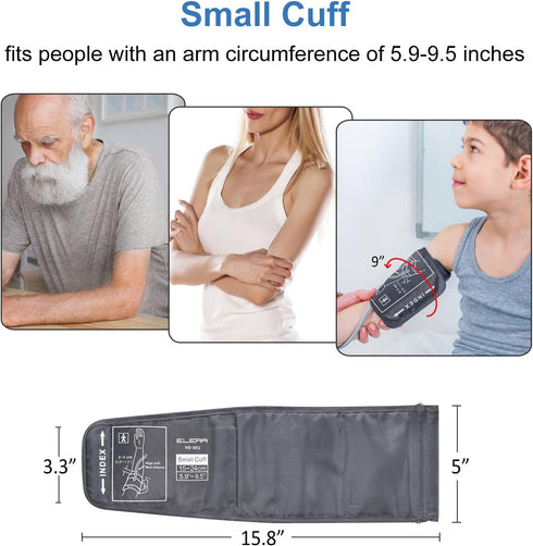 Pediatric Blood Pressure Cuff for Kids & Women, Small Child BP Cuff (5.9-9.5 Inch), Compatible with Most Monitors