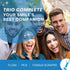 3-in-1 Complete Dental Care Set, Double Thread Floss Picks, Toothpicks, and Tongue Scraper for On-The-Go Oral Hygiene