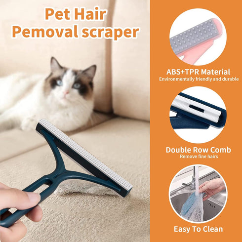 Pet Hair Remover, Special Dog Hair Remover Multi Fabric Edge, 3 PCS for Couch, Furniture, Carpet, Car