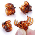 JANYUN 48Pcs Mini Hair Claw Clips - Black Brown Small Hair Clips for Girls Women, Plastic Multifunction Clamp