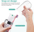 2PCS Travel Toothbrush Case with Cover, Portable Toothbrush Holder Cup Storage Container for Home Bathroom and Trip
