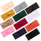 XTREND 6 Pcs Women's Twisted Cross Headbands, Non-Slip Soft Yoga Workout Hair Accessories in Solid Colors