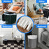 Charmount Small Trash Bags 1.2 Gallon, 102 Count Garbage Bags, Bathroom Trash Can Liners, Fit 4.5-5 Liter Clear