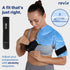 REVIX Shoulder Ice Pack Rotator Cuff Cold Therapy Wraps for Pain Relief, Reusable Compression Brace for Injuries