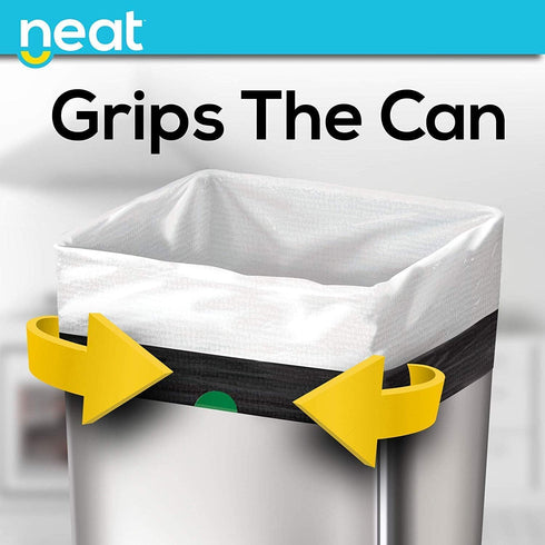 Neat Tall Kitchen 13 Gallon Drawstring Trash Bags - 40 COUNT - Eco-Friendly 50% Recycled Material, Triple Ply, Odor