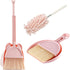 Kalolary 5 Pcs Mini Broom and Dustpan Set, Little Broom with Dustpan for Home Cleaning, Extendable Duster