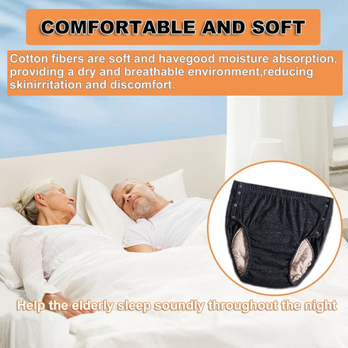 YFJBDKS Disabled,1 Strip,3XL Soft Adult Cloth Diaper, Waterproof & Reusable Elderly Incontinence Nappies Underwear