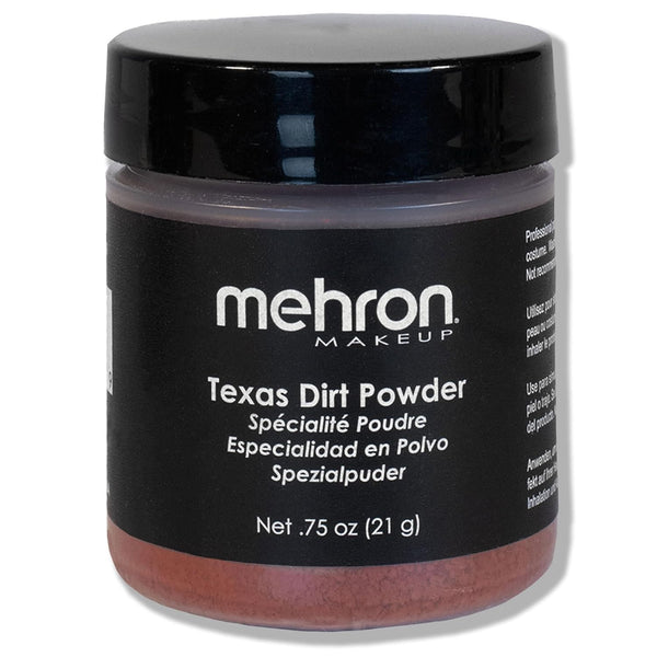 Mehron Texas Dirt Special Effects Makeup Powder, Medium, 0.75 oz
