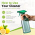 We-Tab 12-pack. 192 oz (12x16Fl oz) All Purpose Cleaner Concentrate Refill, Multi Surface Clean Refill, Non-toxic