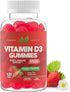 Vitamin D3 Gummies 5000IU / 10,000IU for Adults & Kids - 120 Count Gluten-Free, Non-GMO, Great Tasting Strawberry Flavor