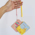 Slim PU Wallet for Birth Control Pills - Yellow Credit Card Sleeve