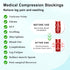 Stockings,15-20 mmHg T.E.D.Anti Embolism Compression Thigh High Knee High Ted Hose Medical Grade Support Socks