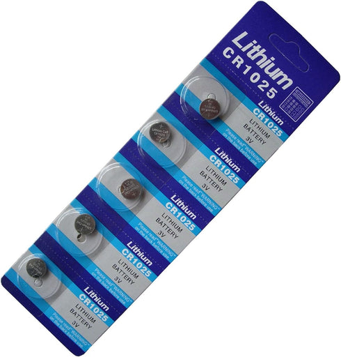 New 5 X CR1025 BR1025 1025 3V Lithium Batteries FBA