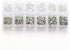 Zealer 1800pcs Crystals AB Nail Art Rhinestones, Round Beads, Flatback Glass Charms for Nails, Crafts, 300pcs Each