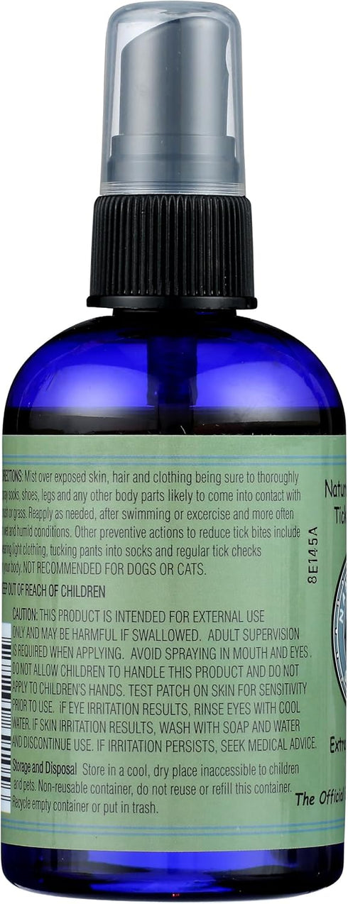 Nantucket Spider Extra Strength Tick Repellent Spray - 4 oz Natural Tick Repellent for People, Made in USA