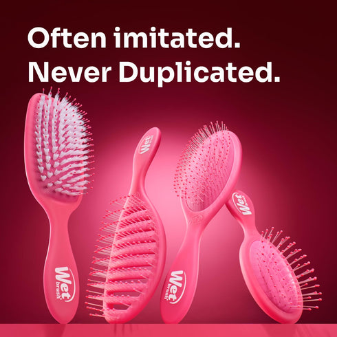 Wet Brush Paddle Detangler Hair Brush, Purple, Ultra-Soft IntelliFlex Bristles, AquaVent Design, Great for Treatment &