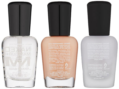 ZOYA Men's Starter Manicure Kit, 0.5 Fl Oz, Pack of 3