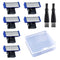 Shaver Replacement Head 6PCS - Compatible with Microtouch Solo, 2PCS Shaver Clean Brush with Box
