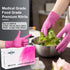 FINITEX Pink Nitrile Disposable Gloves - 3.5mil, 100PCS Powder Free Latex Free Cleaning Medical Exam Food Gloves