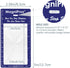 MAGDEPO 3X Full Page Magnifying Sheet Plastic Fresnel Lens with Frame, 2pcs Bookmark Magnifier for Low Vision