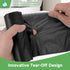 heihaily 1.6 Compostable Trash Bag Gallon - Black Unscented Strong Thick Tiny Garbage Bags Tear Resistant & Odor