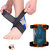 BodyMoves Kid's Ankle Brace Support, PLUS Hot and Cold Ice Pack (Active Blue, MED for Big Kids)