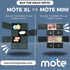 Mote Pillbox 7 Wallet Credit Card Size Carry Medications, Pills Day Weekly Organizer Pill case, Mini, Small Holder
