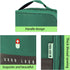 Portable First Aid Bags Emergency Box Travel Case, Waterproof Medication Organizer for Home Office Outdoor, Green