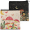 SUITOSELFY Mushroom Print Period Bag Travel Sanitary Napkin Storage Bag Small Portable Menstrual