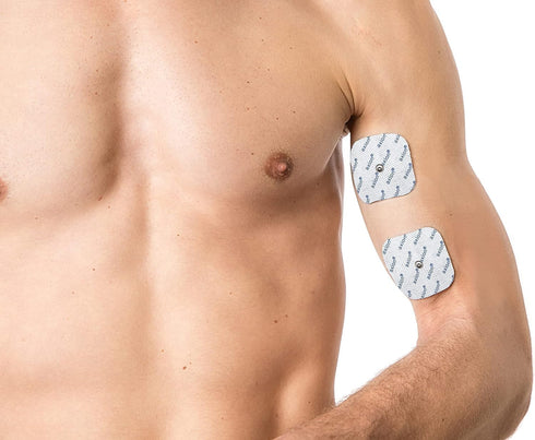 20 axion TENS Unit Electrode Pads, 2x2'' Replacement Pads for Compex Muscle Stimulators, Reusable