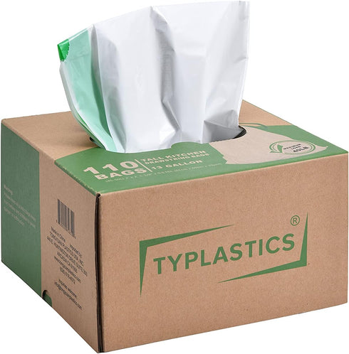 Tall Kitchen Drawstring Trash Bags, 110 Count, 13 Gallon