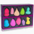 SHANY Blender Makeup Sponge Blending Puff Set, 10 Pcs, Latex-free, Vegan, Assorted Colors