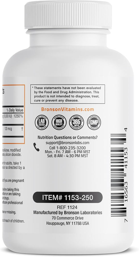 K2 (MK7) D3 10,000 D3 120 K2 MK-7 250 Bronson Vitamin with Extra Strength Supplement Bone and Heart Health Non-GMO