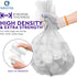 Clear 7-10 Gallon Trash Bags, Bulk Pack, Medium Size Garbage Bin Liners for Office, Bedroom, Kitchen, 250 Bags