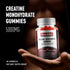 Creatine Monohydrate Gummies, 5g for Women & Men, L-Taurine, B12, Creatine Chews for Muscle Growth, Mixed Berry Flavor,