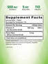Vitamin C with Rose HIPS 500 mg - 110 Vegetarian Tablets, Non-GMO & Gluten Free by Nature's Truth.