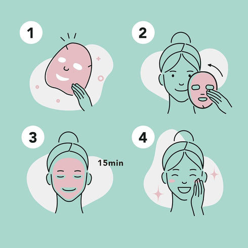 Celavi Essence Facial Sheet Mask Variety Set - 17 Packs of Classic Korean Skincare