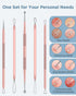TAYTHI Blackhead Remover Tool Kit, Pimple Popper Tool, Stainless Steel Extraction Tools for Face