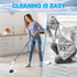 Zurostcae 550 3 8 IPX7 Electric Spin Scrubber, RPM Cordless Home Cleaning Brush with Extended Handle, Speeds