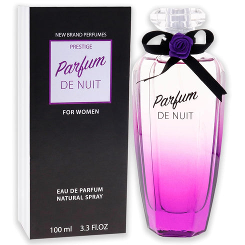 New Brand Perfumes Parfum De Nuit EDP Spray for Women, 3.3 oz