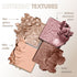 Lamora Nude Neutral Eyeshadow Palette, 12 Natural Highly Pigmented Shades, Travel Size Makeup Palette with Mirror