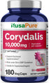 Corydalis 10,000 mg 180 Veg caps, NusaPure (Extract 20:1, Vegan, Non-GMO)