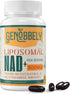 GENOBBELY 800 mg Liposomal NAD+ Supplement with Nicotinamide Riboside, 60-Day Supply for Healthy Aging