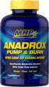 MHP Anadrox Pump & Burn, Nitric Oxide Fat Burning Supplement, 224 Capsules